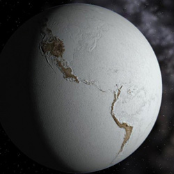 La tierra bola de nieve