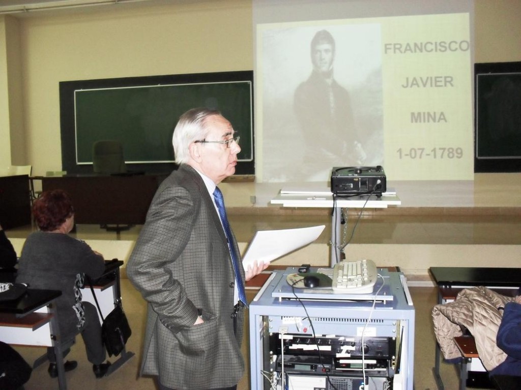 Conferencia “Javier Mina, el estudiante” por D. Carlos Melús