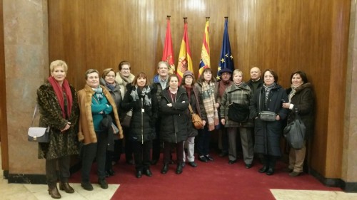 Visita al Ayuntamiento de Zaragoza