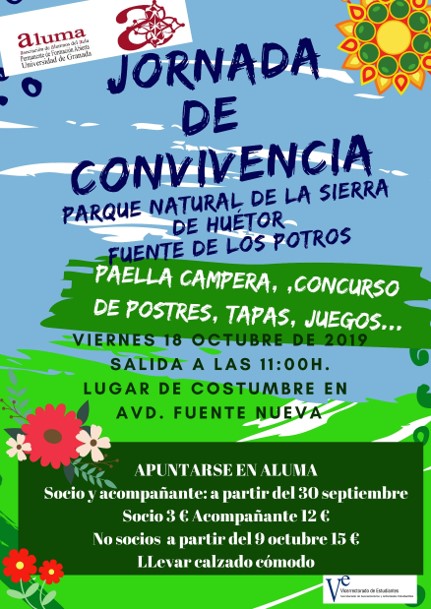 Crónica de la Jornada de Convivencia celebrada por ALUMA en el Parque Natural de la Sierra de Huétor