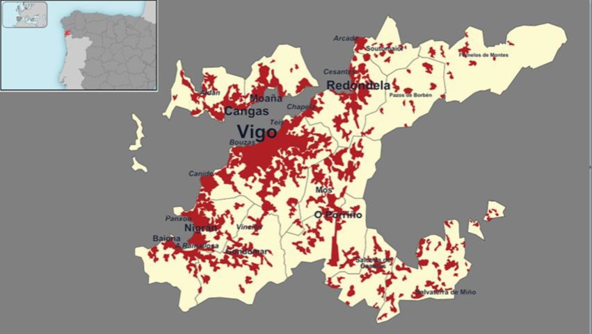 El área metropolitana de Vigo